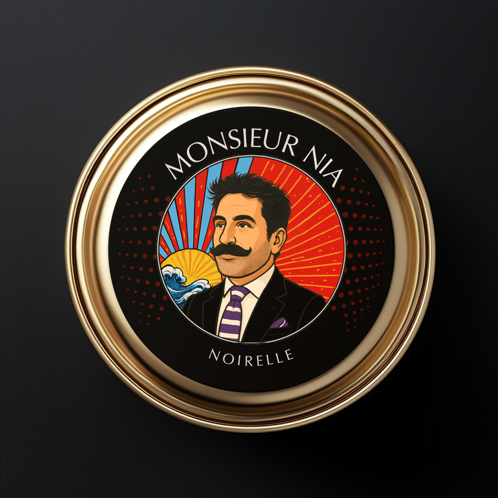 Monsieur Nia Noirelle luxury caviar tin