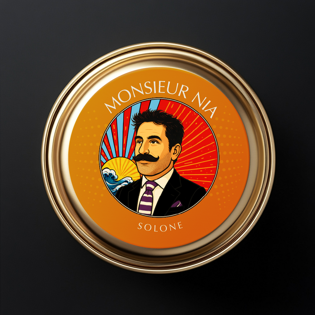 Monsieur Nia Solone premium caviar tin